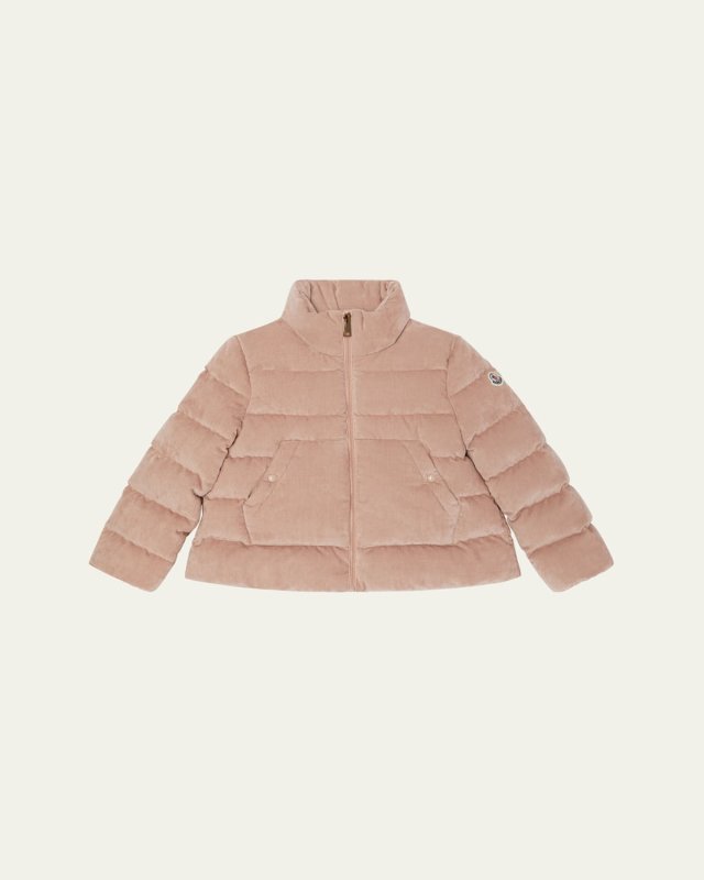 Girl's Marth Corduroy Down Jacket, Size 4-